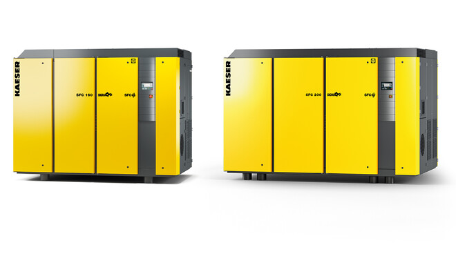 kase.c② 250 HP Rotary Screw Air Compressors | Kaeser Compressors